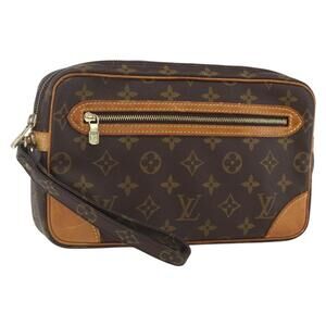 LOUIS VUITTON Monogram Marly Dragonne GM Clutch Bag M51825 LV Auth 158266